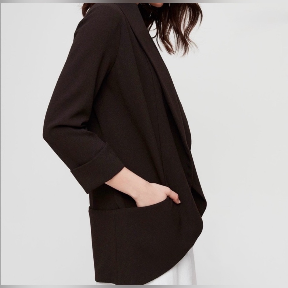 ARITZIA Wilfred Chevalier Jacket Black Blazer - Picture 3 of 15